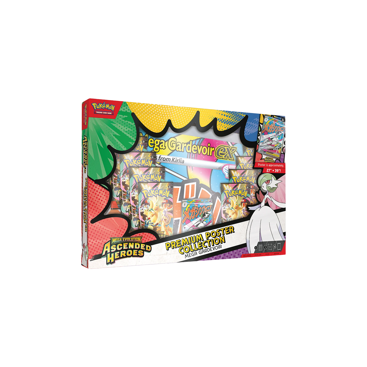 mega gardevoir booster box japanese Pokémon TCG: Mega Evolution Ascended Heroes Premium Poster Collection – TCG  NASIAN